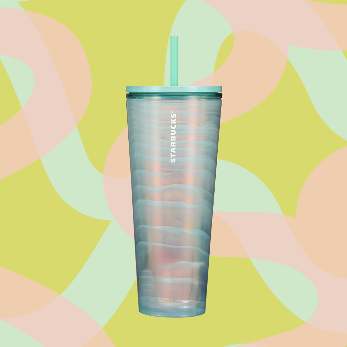 Starbucks Seafoam Green Shell Cold Cup
