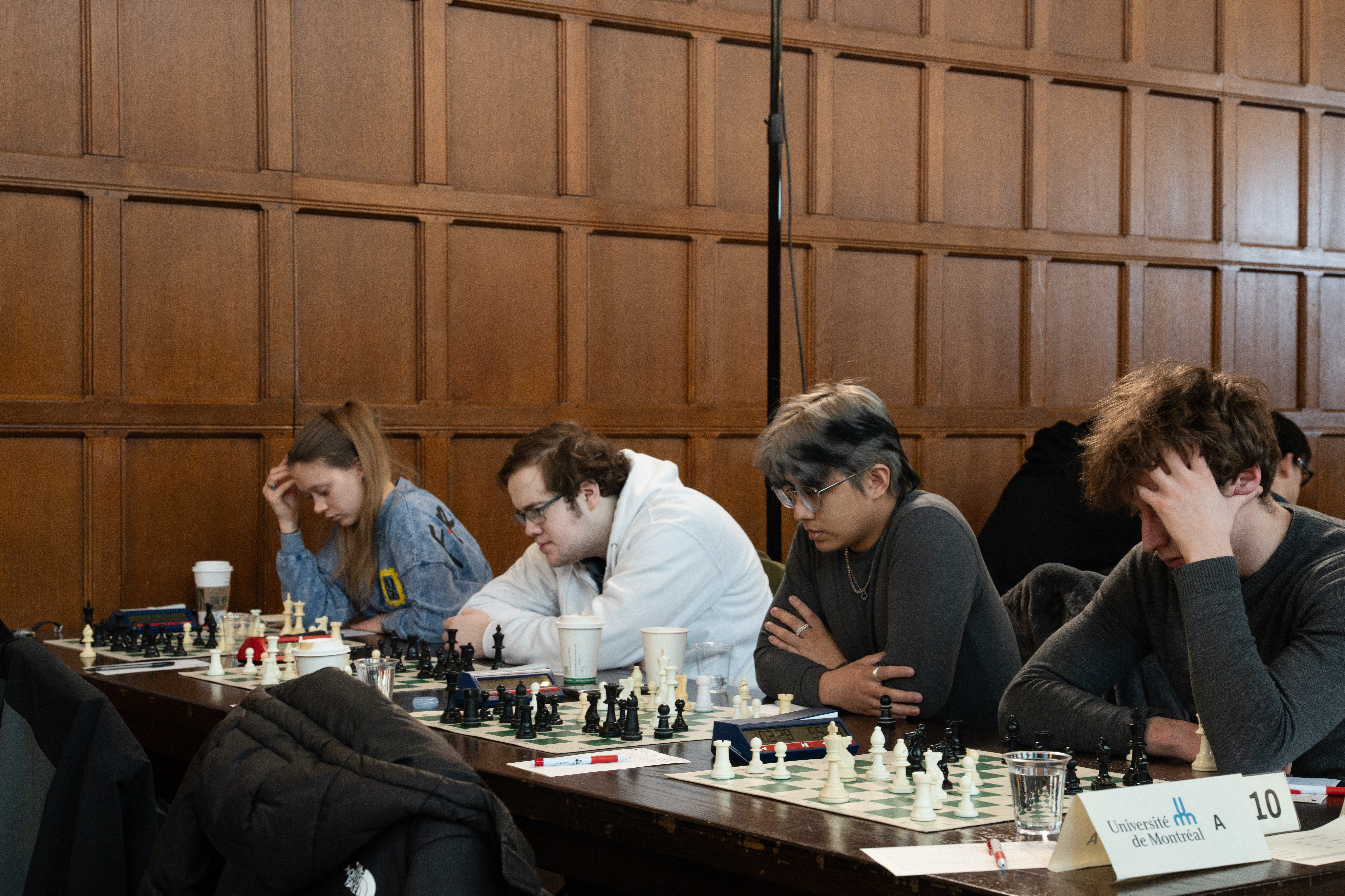 Chess players at Canadian University Chess Championship