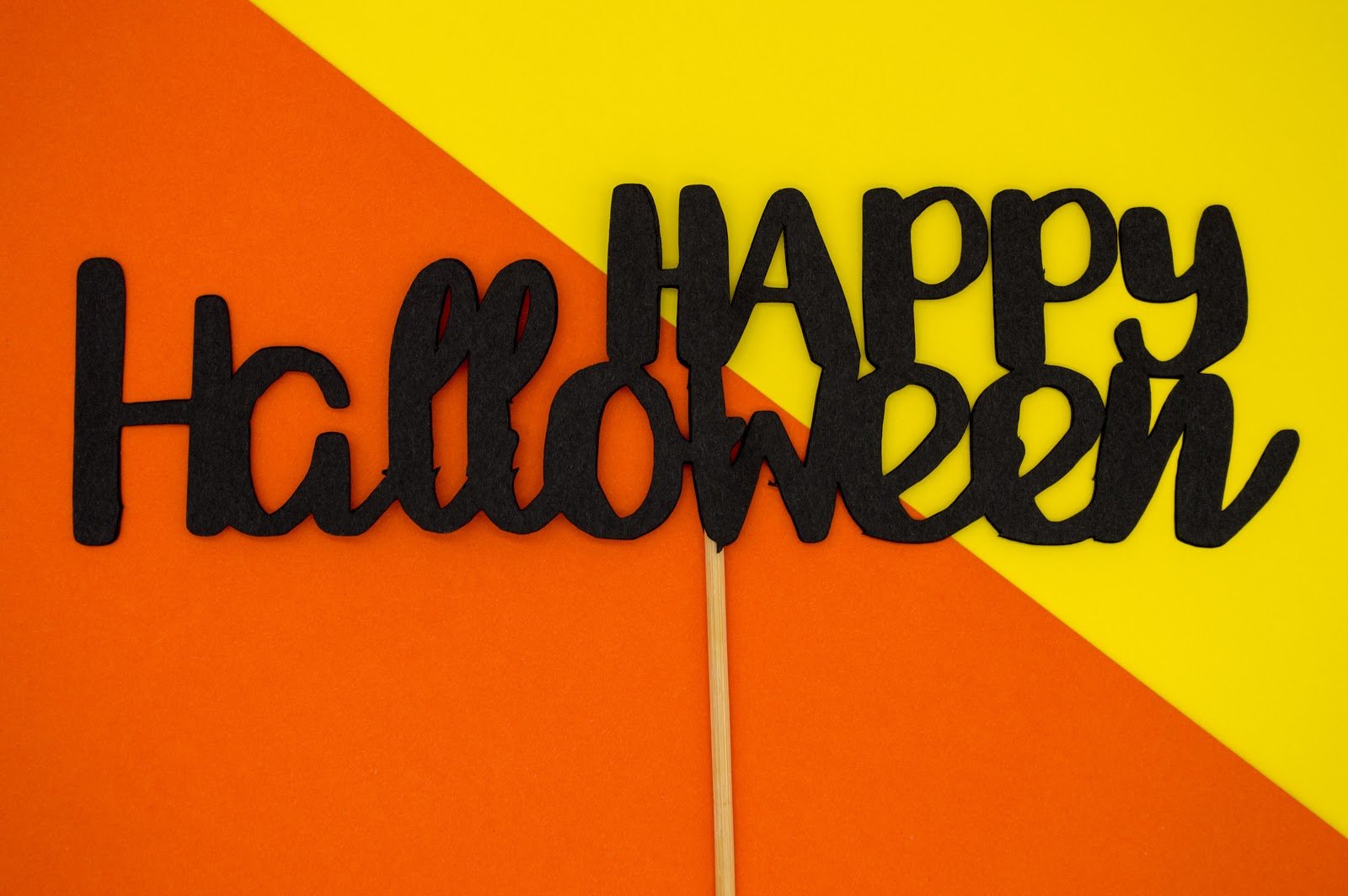 happy halloween sign