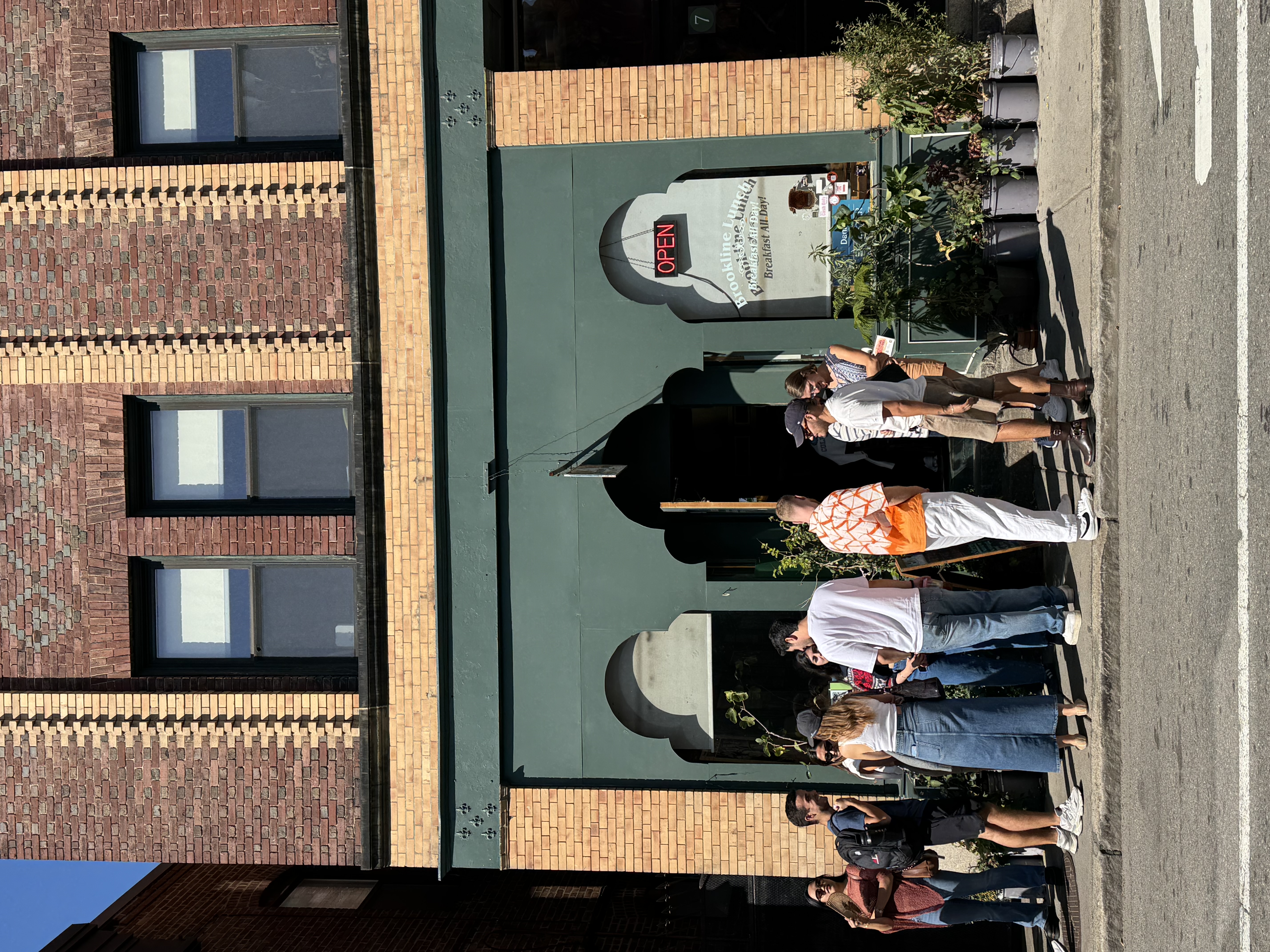 Brookline Lunch line