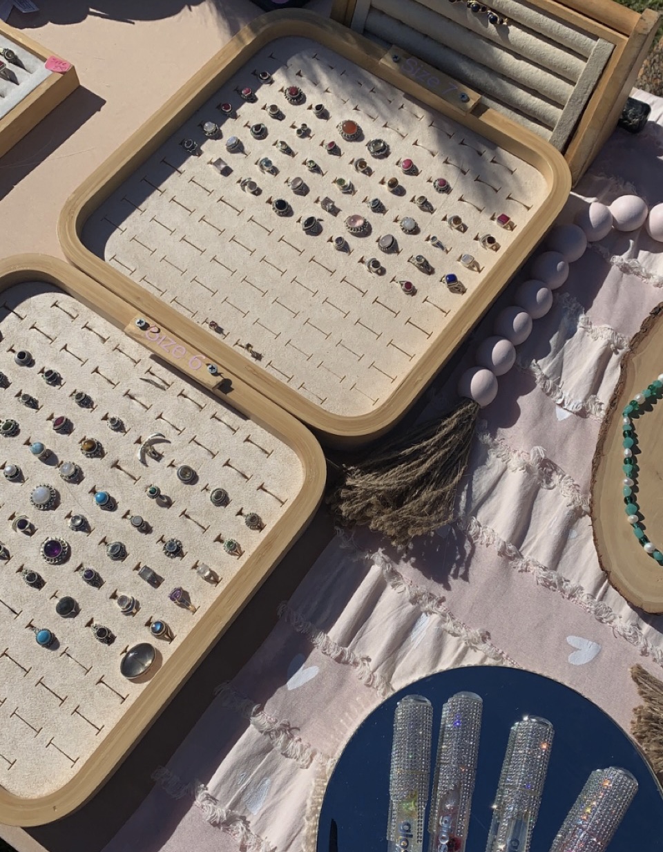 rings in jewelry box