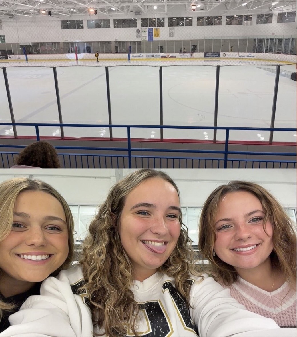 Girls at a UCF Hockey Game