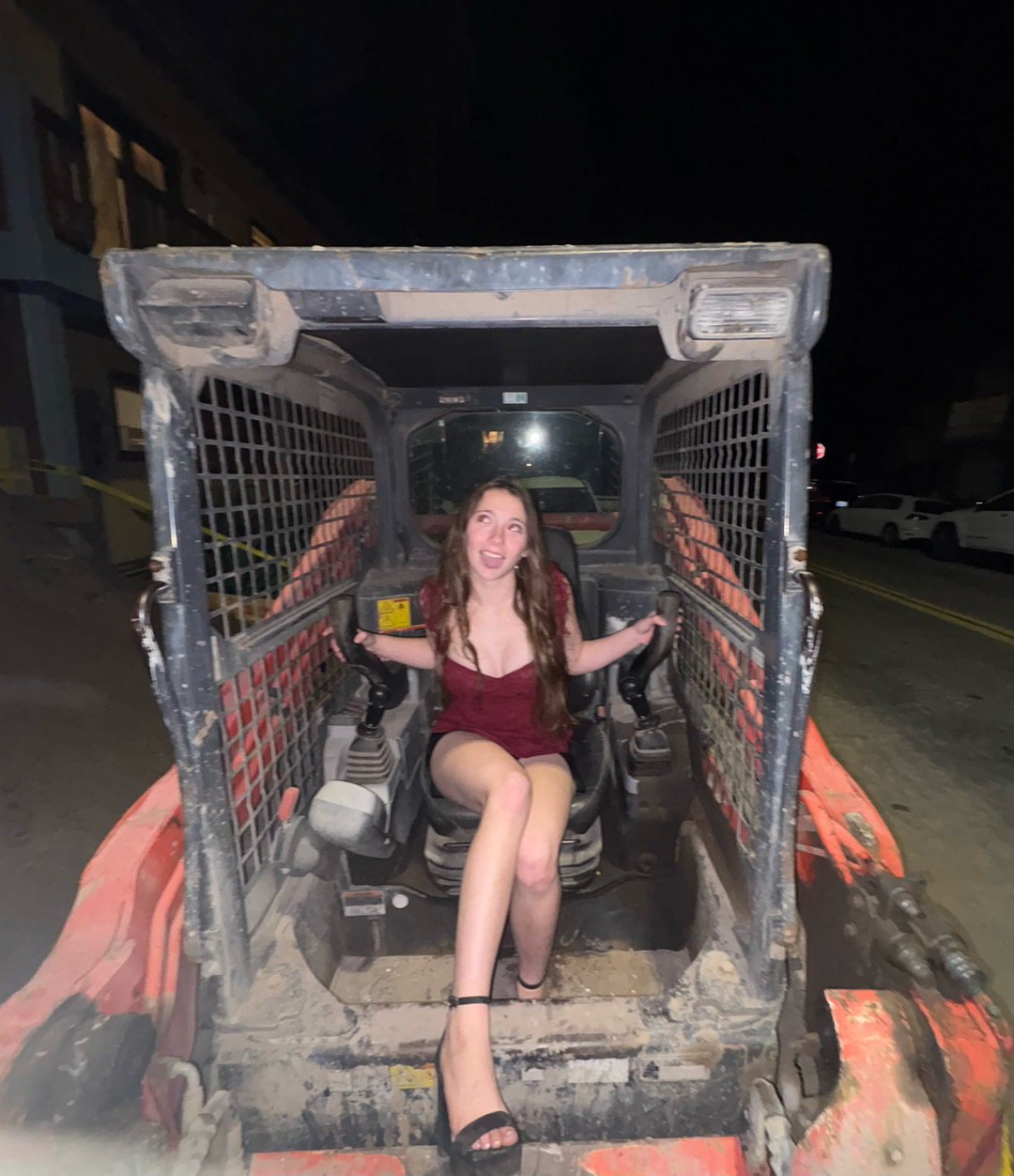 Starbucks coworker posed for interview picture