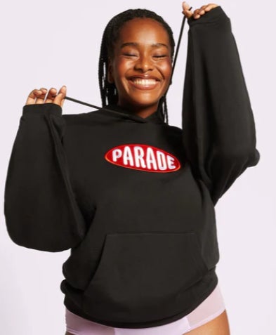 parade black hoodie