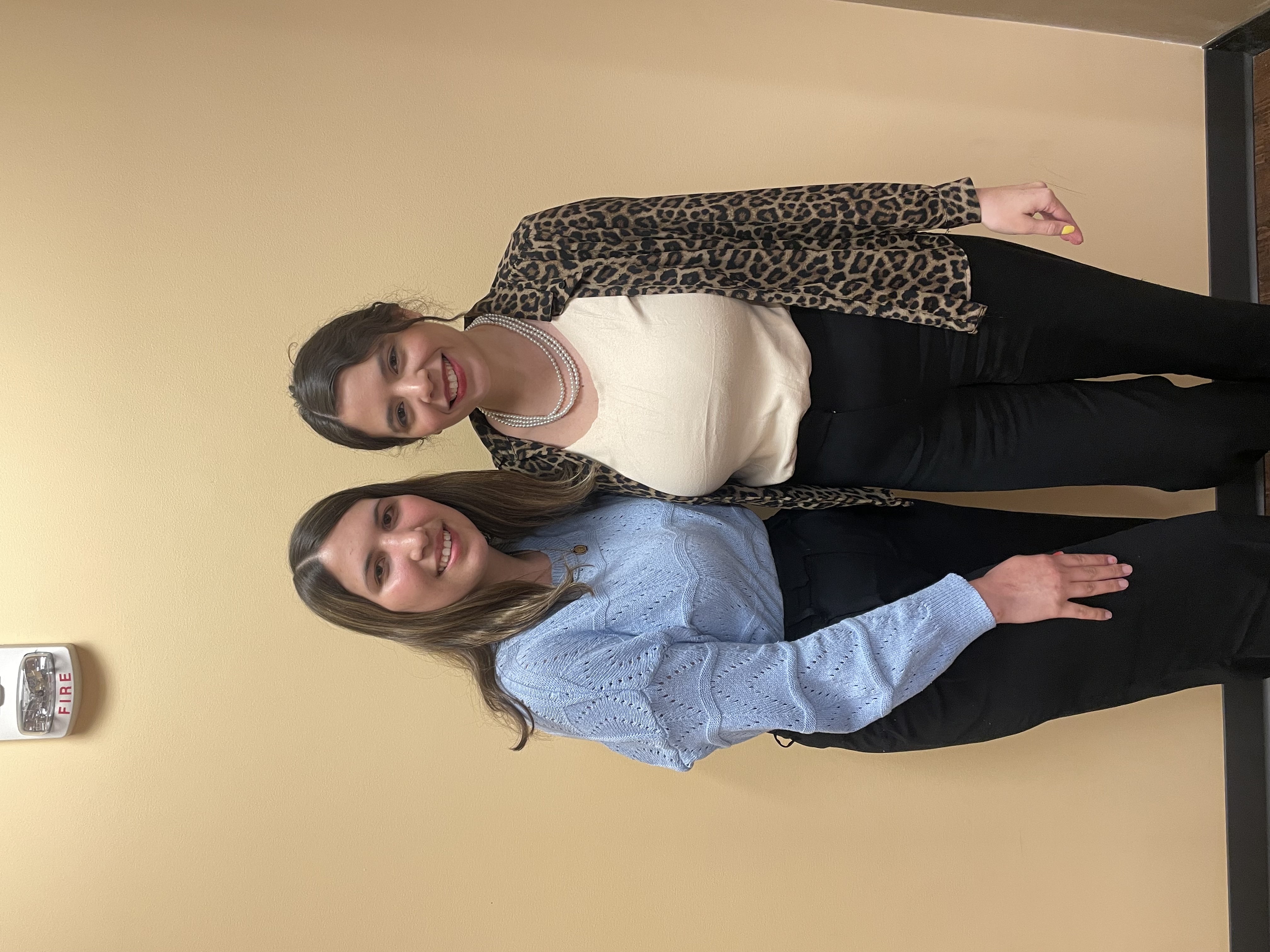 Giselle Rodriguez, immigration attorney, and HCE member Karly, her intern