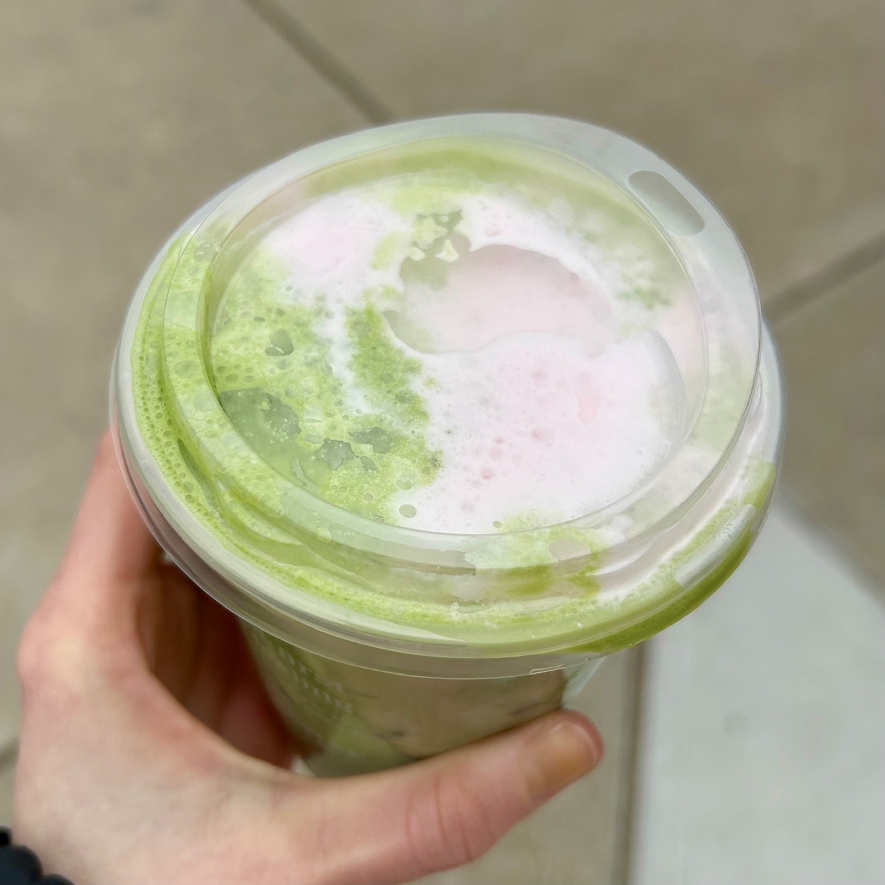 starbucks cherry matcha latte 2025
