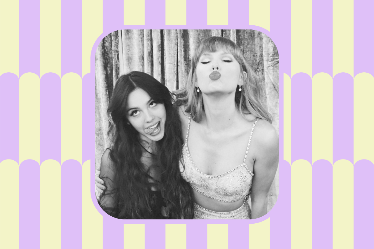 Olivia Rodrigo and Taylor Swift