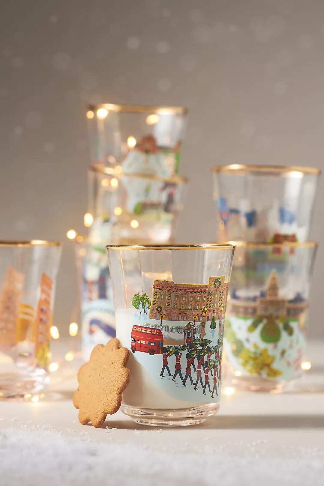 Photo of Anthropologie\'s Holiday In the City Juice Glass.