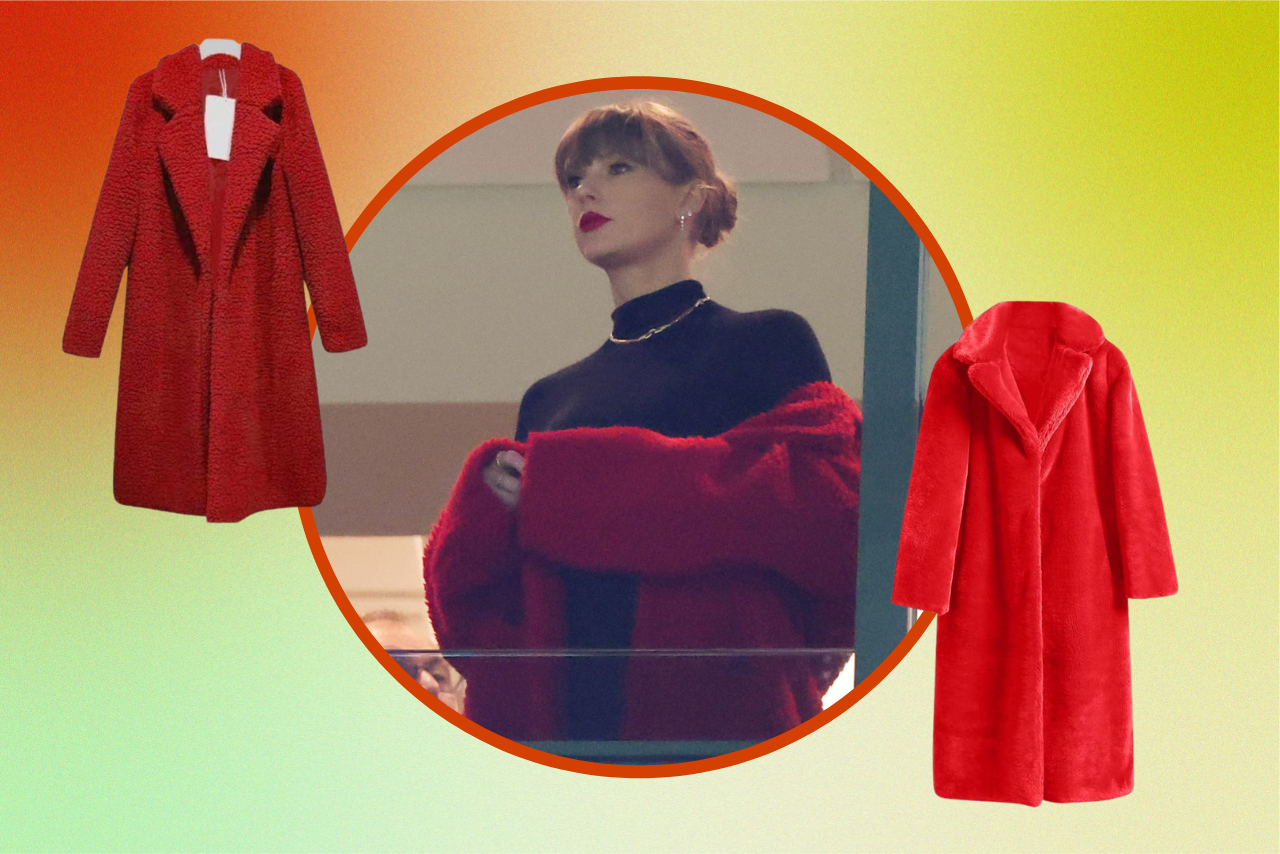 taylor swift red teddy coat dupes?width=698&height=466&fit=crop&auto=webp&dpr=4