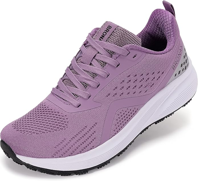 purple running sneaker