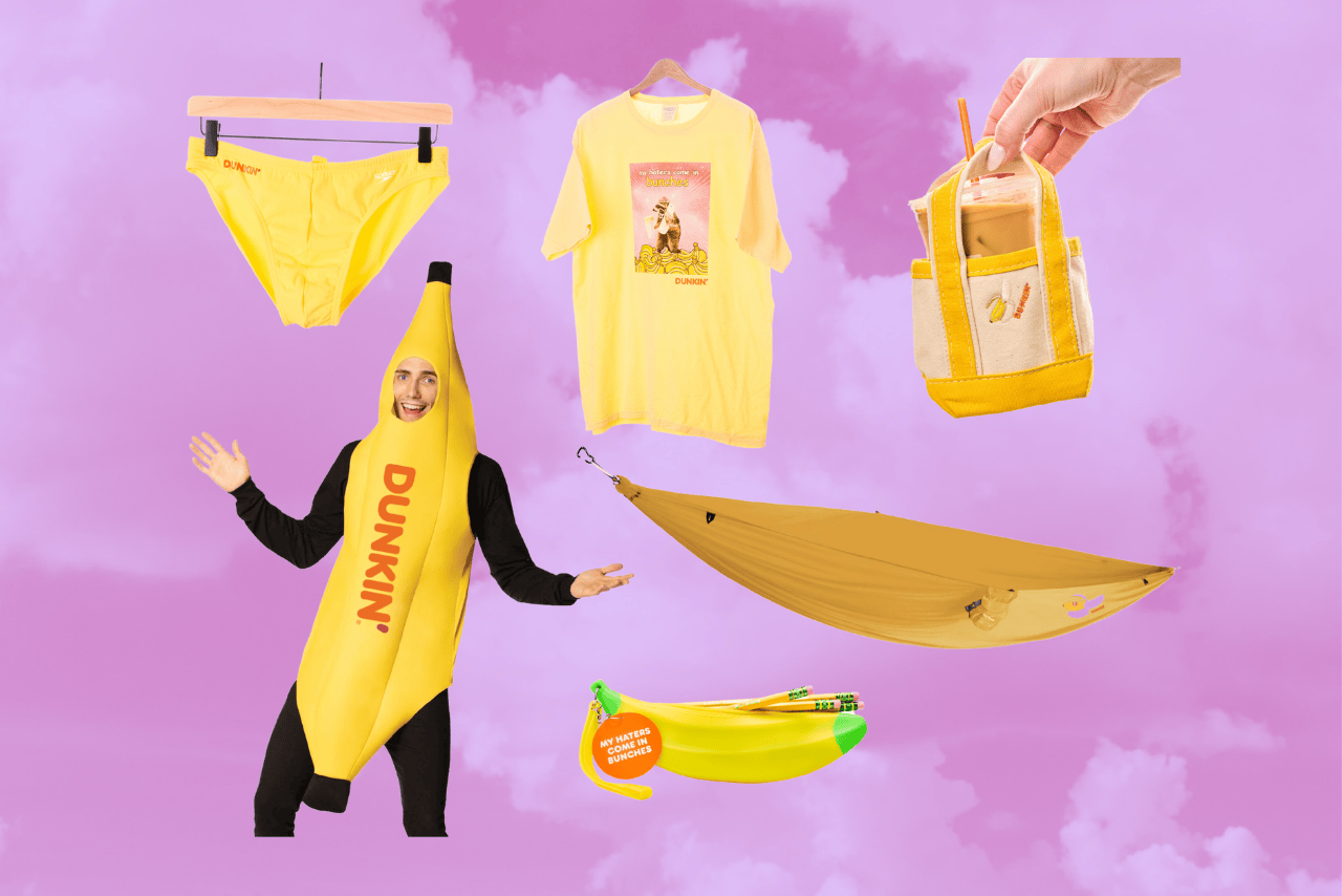 dunkin banana merch?width=698&height=466&fit=crop&auto=webp&dpr=4
