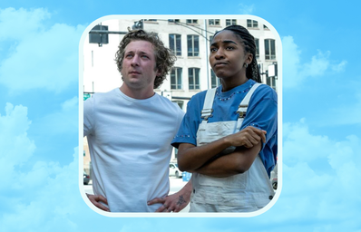 Jeremy Allen White and Ayo Edebiri as Carmy and Sydney in \'The Bear\'