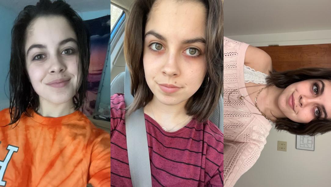 When I cut my hair off!