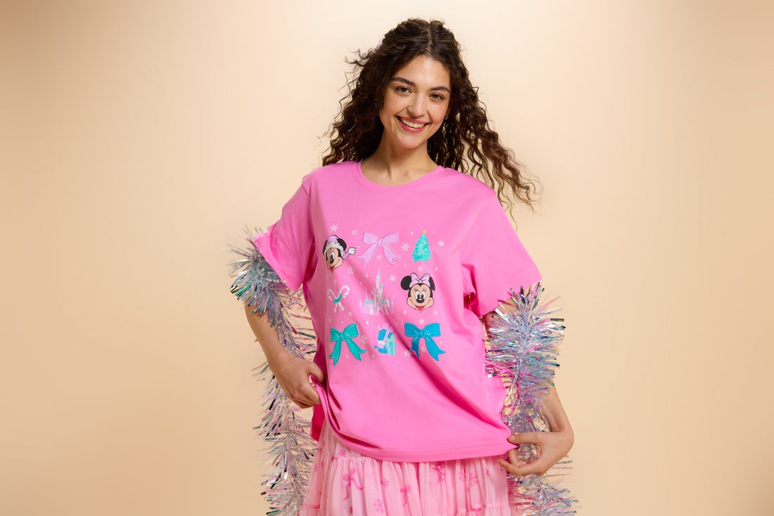 Mickey and Minnie Mouse Holiday T-Shirt for Women – Disney Parks