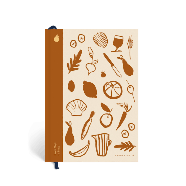 brown and beige recipe journal mothers day gift ideas under $40
