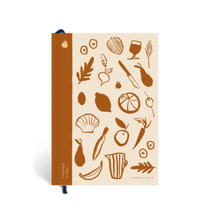 brown and beige recipe journal mothers day gift ideas under $40