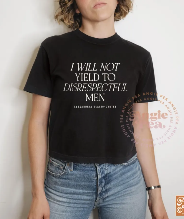 AOC I will not yield merch