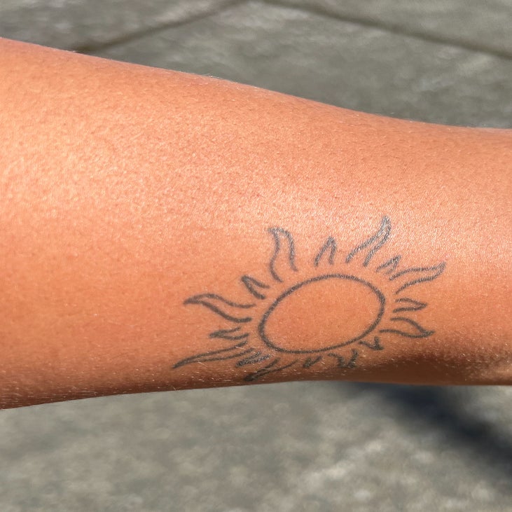 sun and moon tattoo