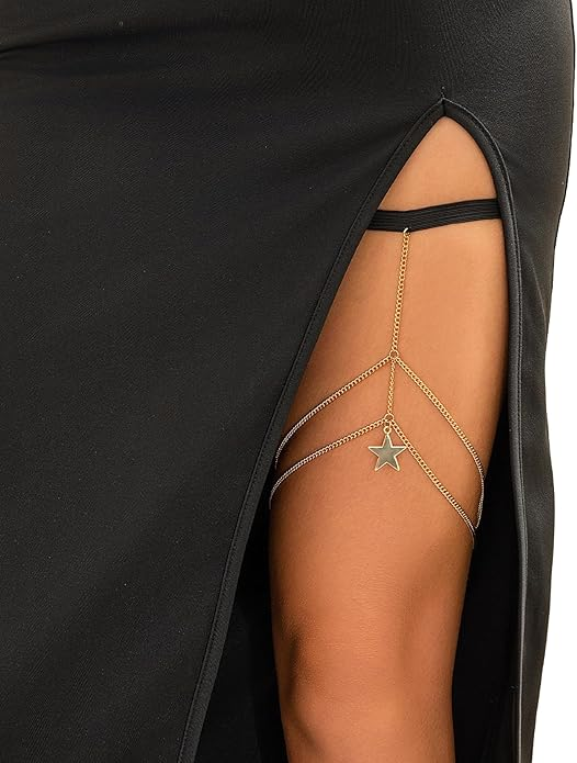 thigh chain jewelry star