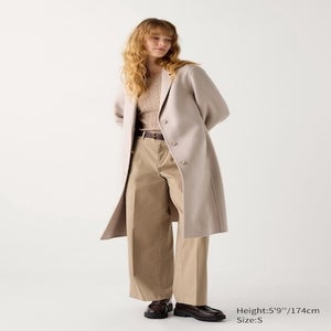 uniqlo double face chester long coat