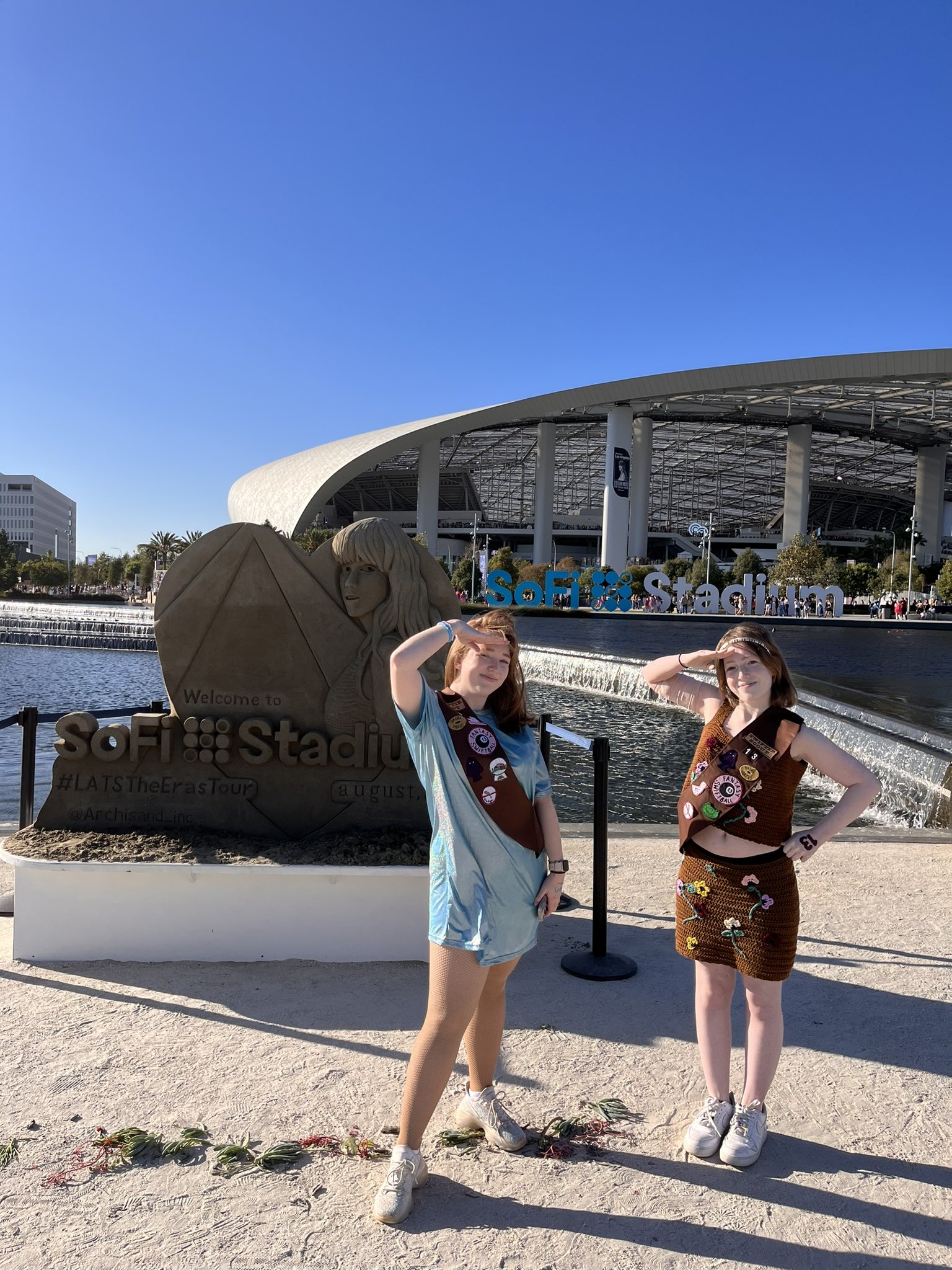 Allie and Maya at the Eras Tour