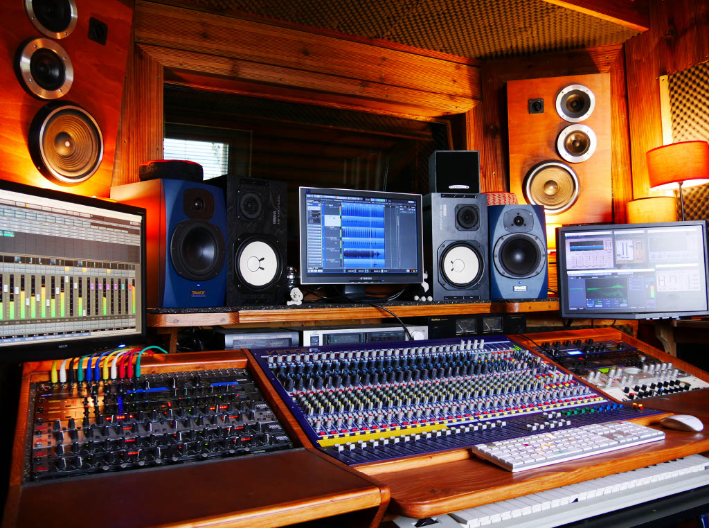 A recording studio