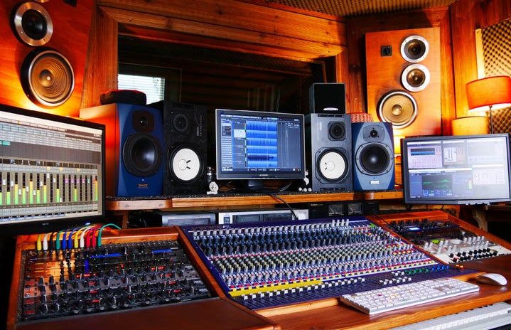 A recording studio