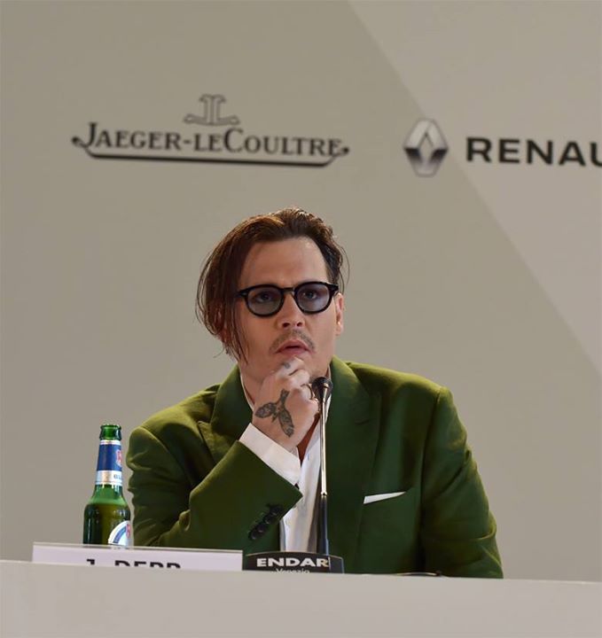 Johnny Depp on panel by Bruno Chatelin