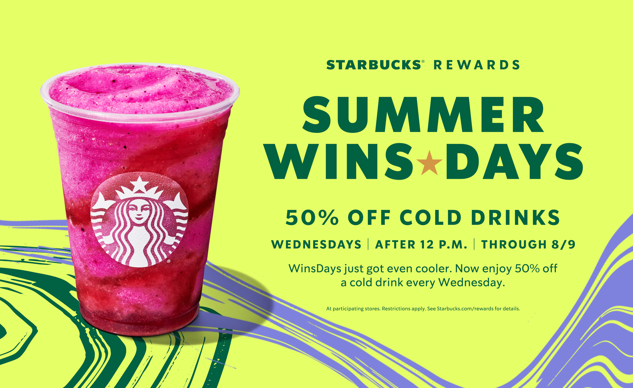 starbucks summer winsdays deal information