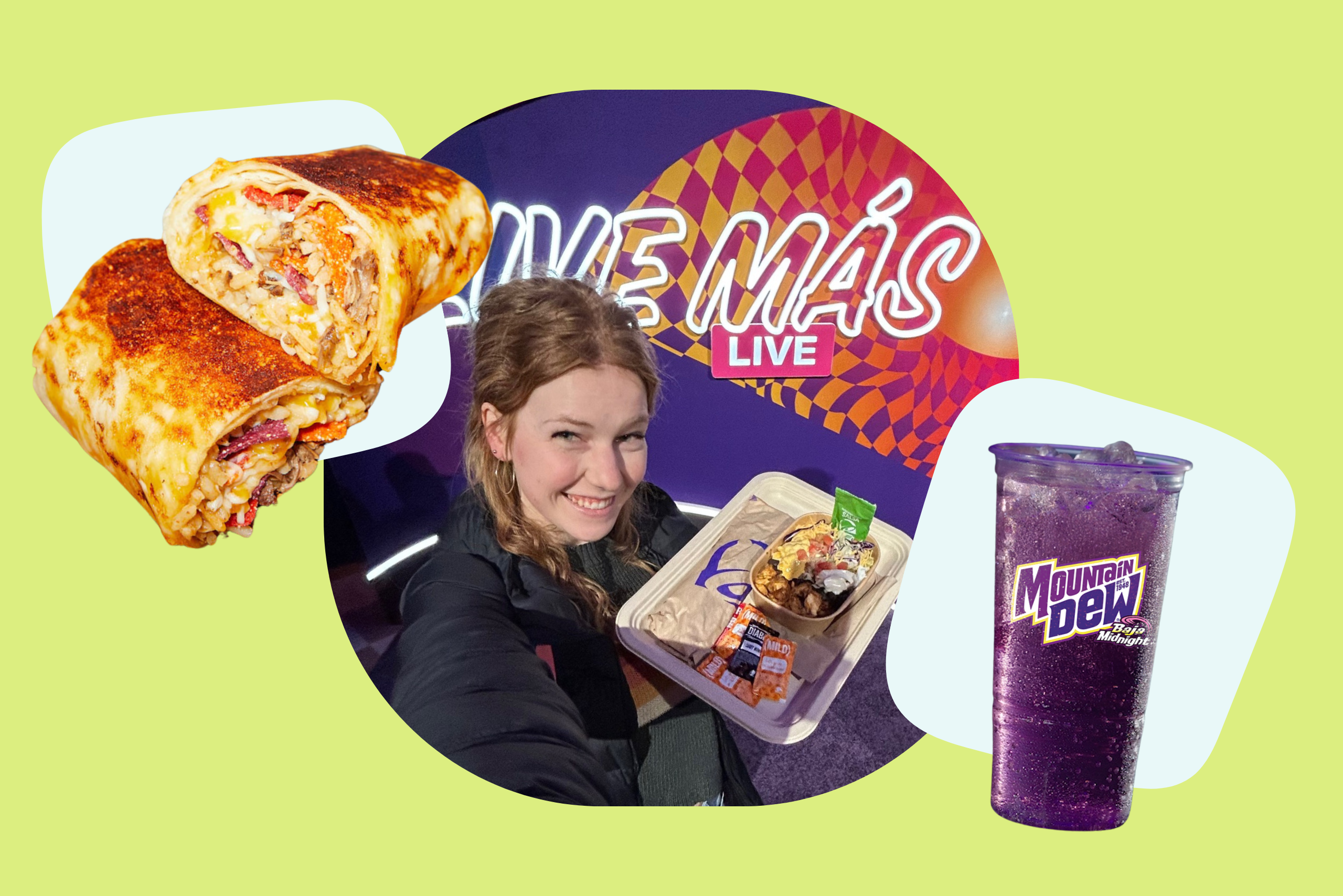 live mas live taco bell new items 2025