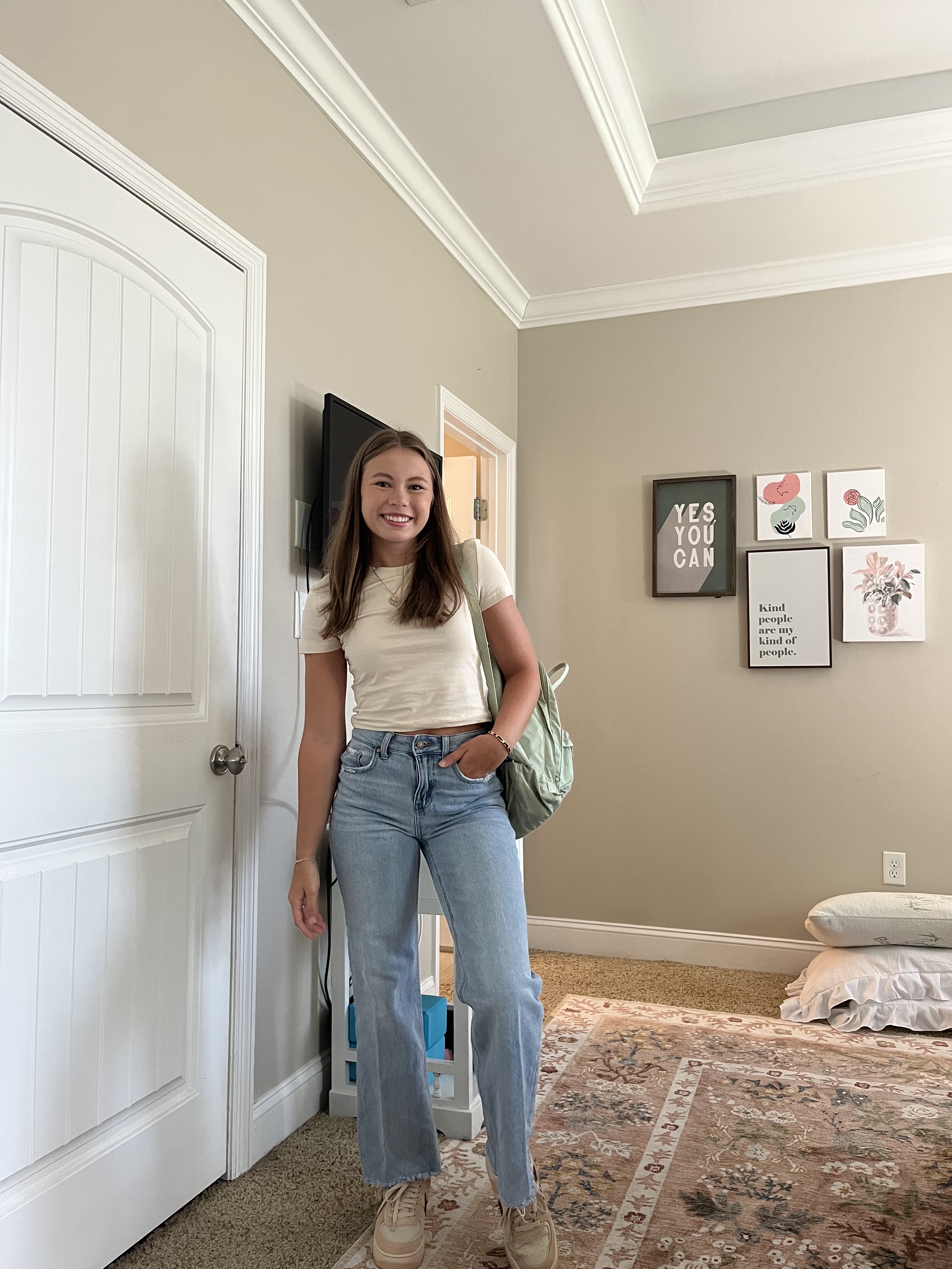 hannah tolley closet check class outfit