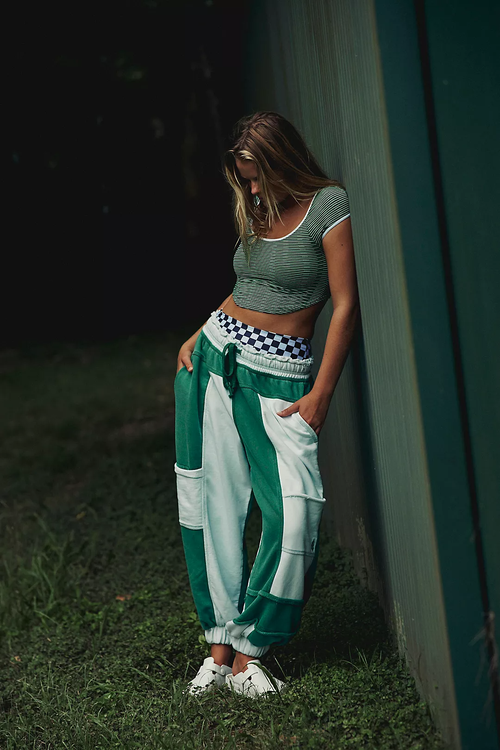 Free People This Feeling Colorblock Jogger