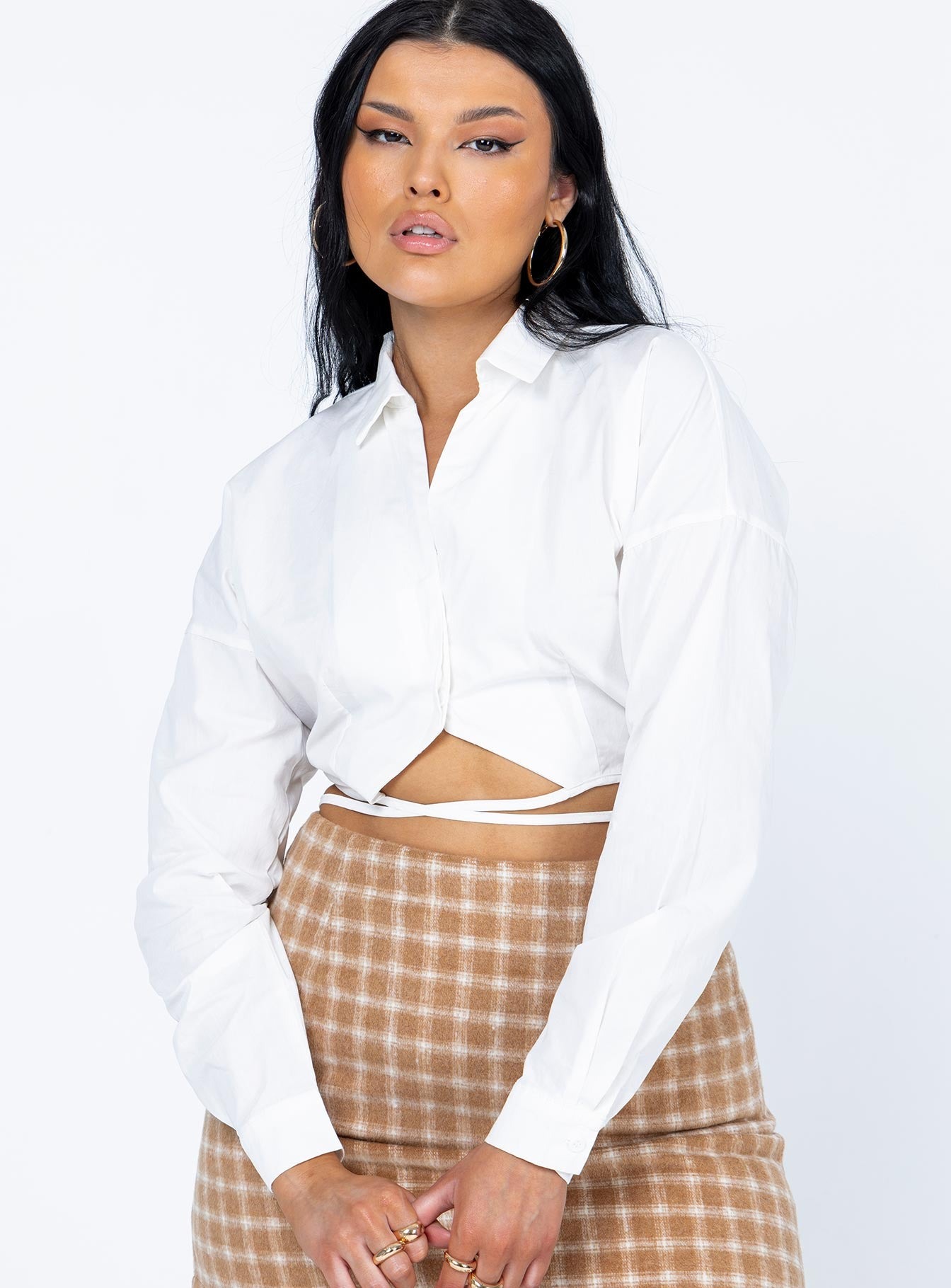 Princess Polly Nicholas Shirt White