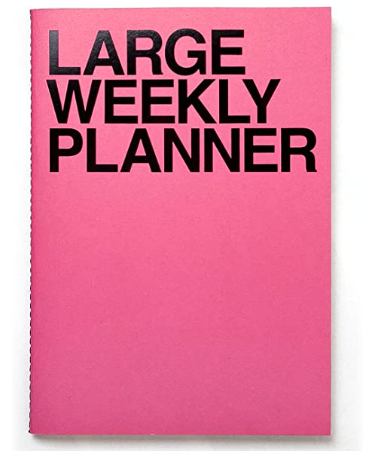 large weekly planner