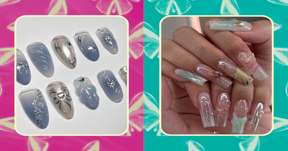 Pearl white nails Nail Design, Nail Art, Nail Salon, Irvine, Newport Beach