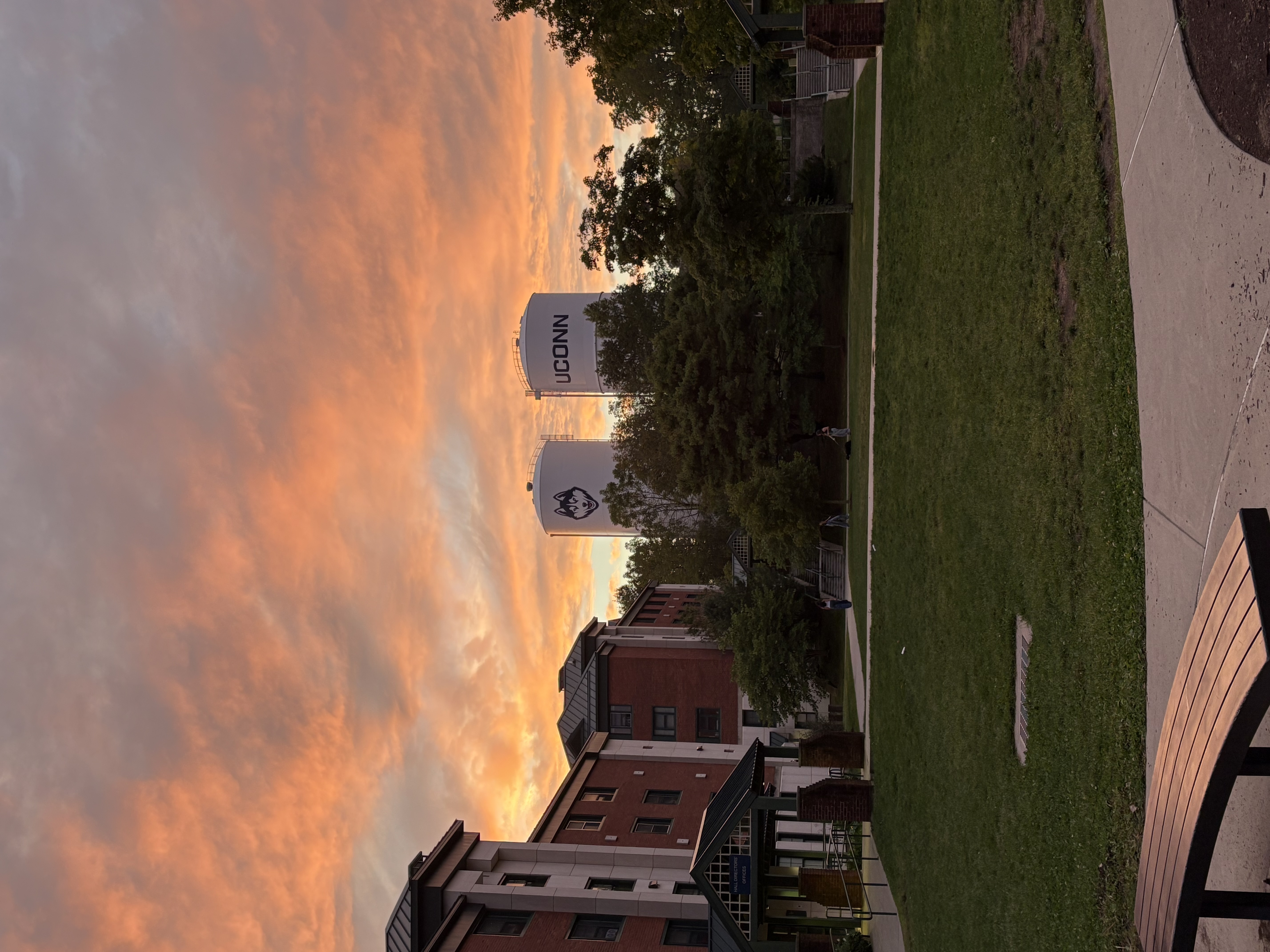 Sunset at UConn