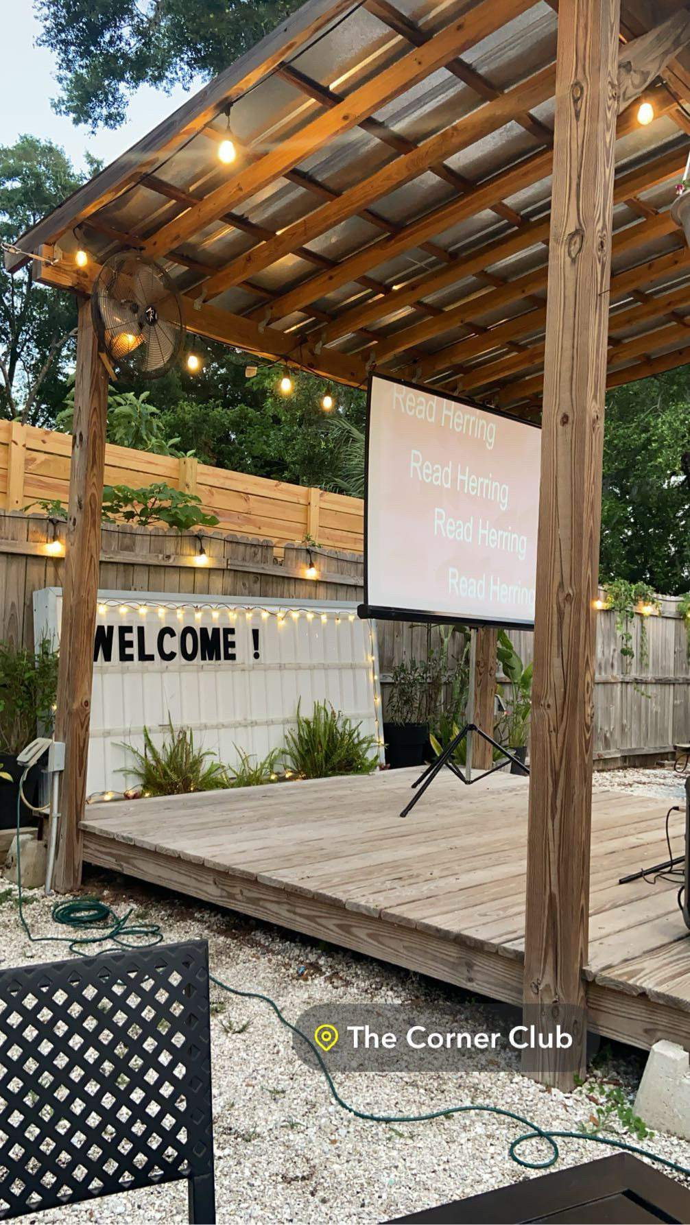 A picture of the local Read Herring event