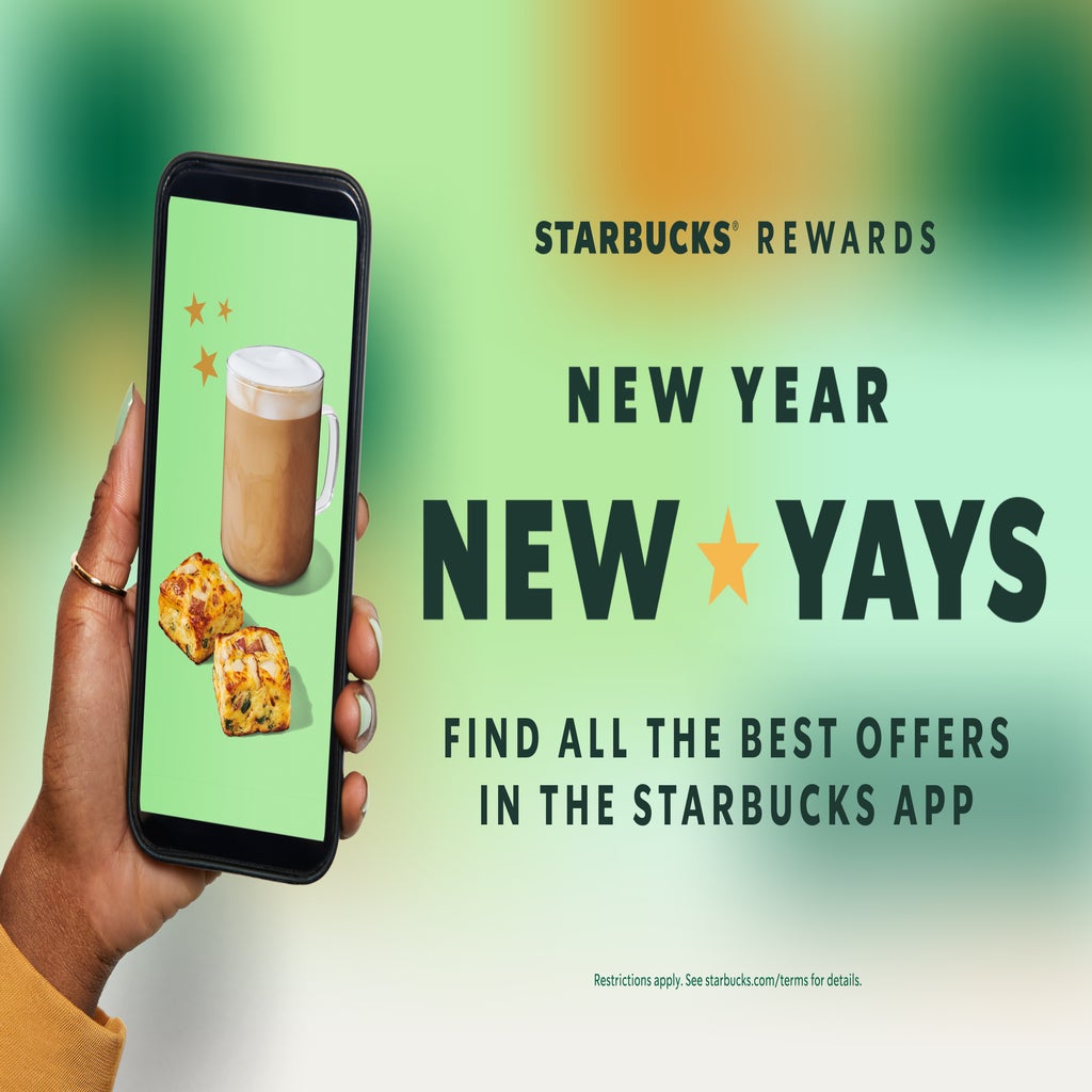 starbucks rewards offers january 2024 poster