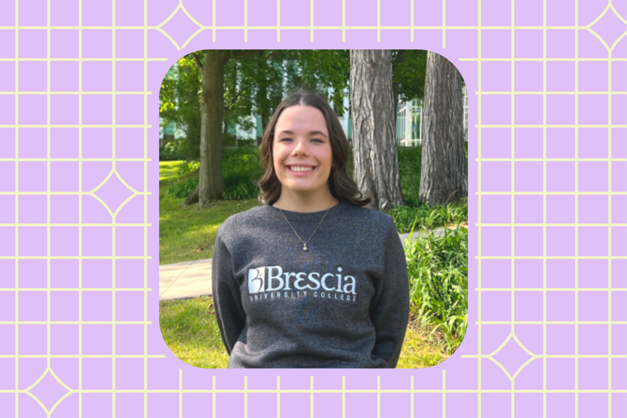 ioanna hopper (the writer) on brescia university college\'s campus