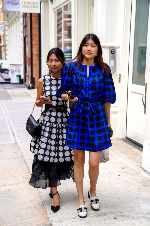 polka dots new york fashion week