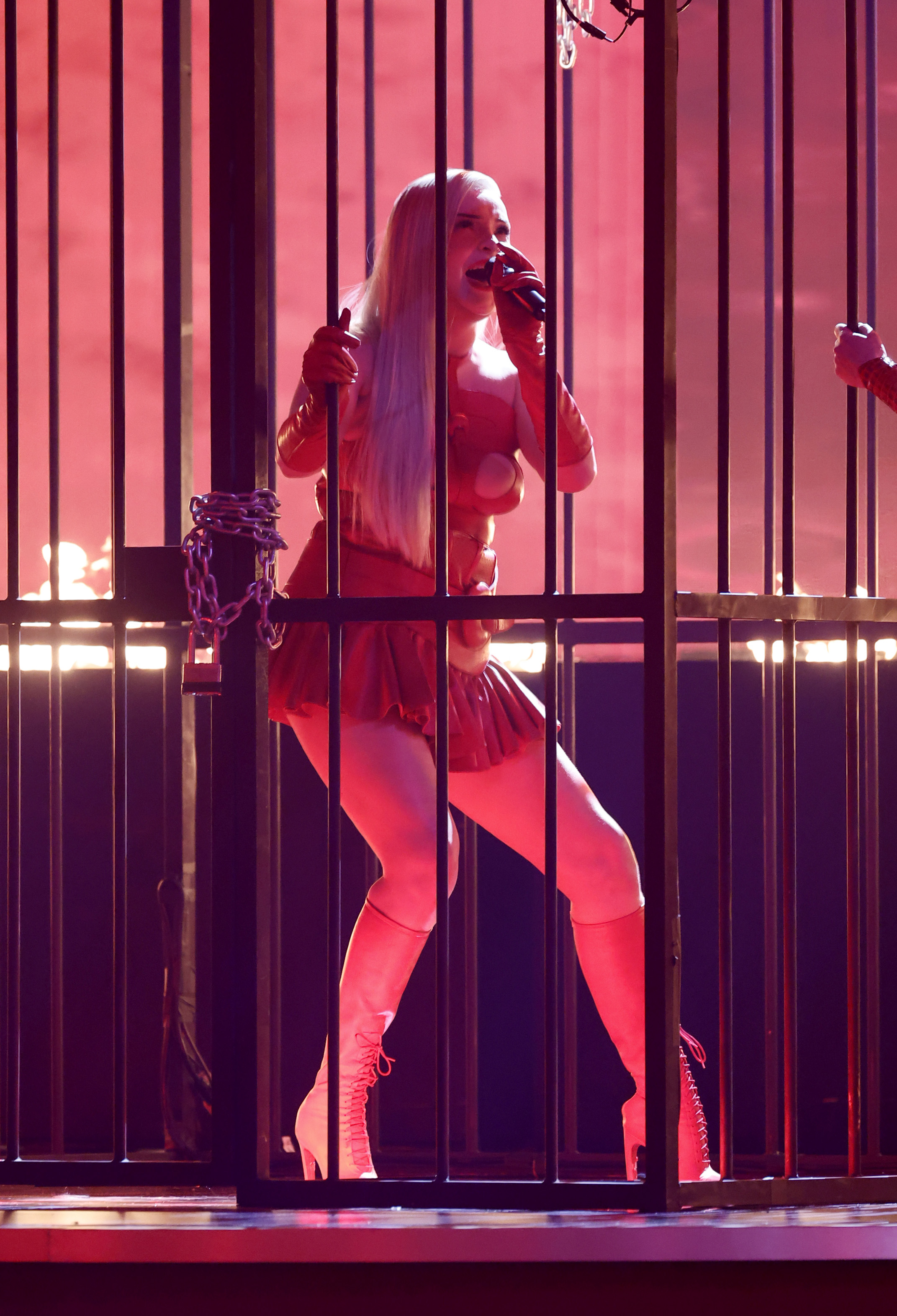 kim petras performing at the 2023 grammy awards