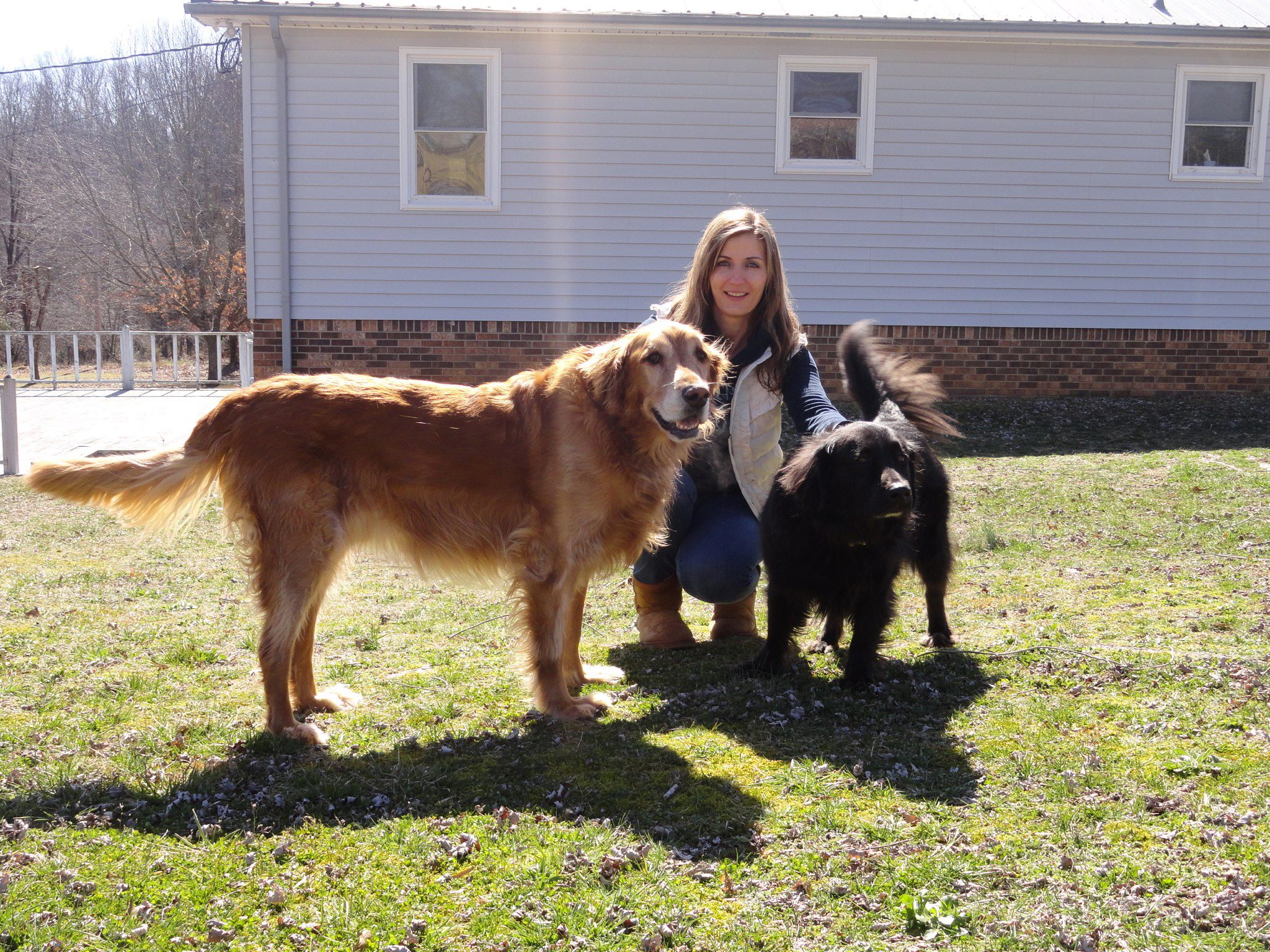 Anna Flores with dogs outdoors by Kyla Roginski?width=698&height=466&fit=crop&auto=webp&dpr=4