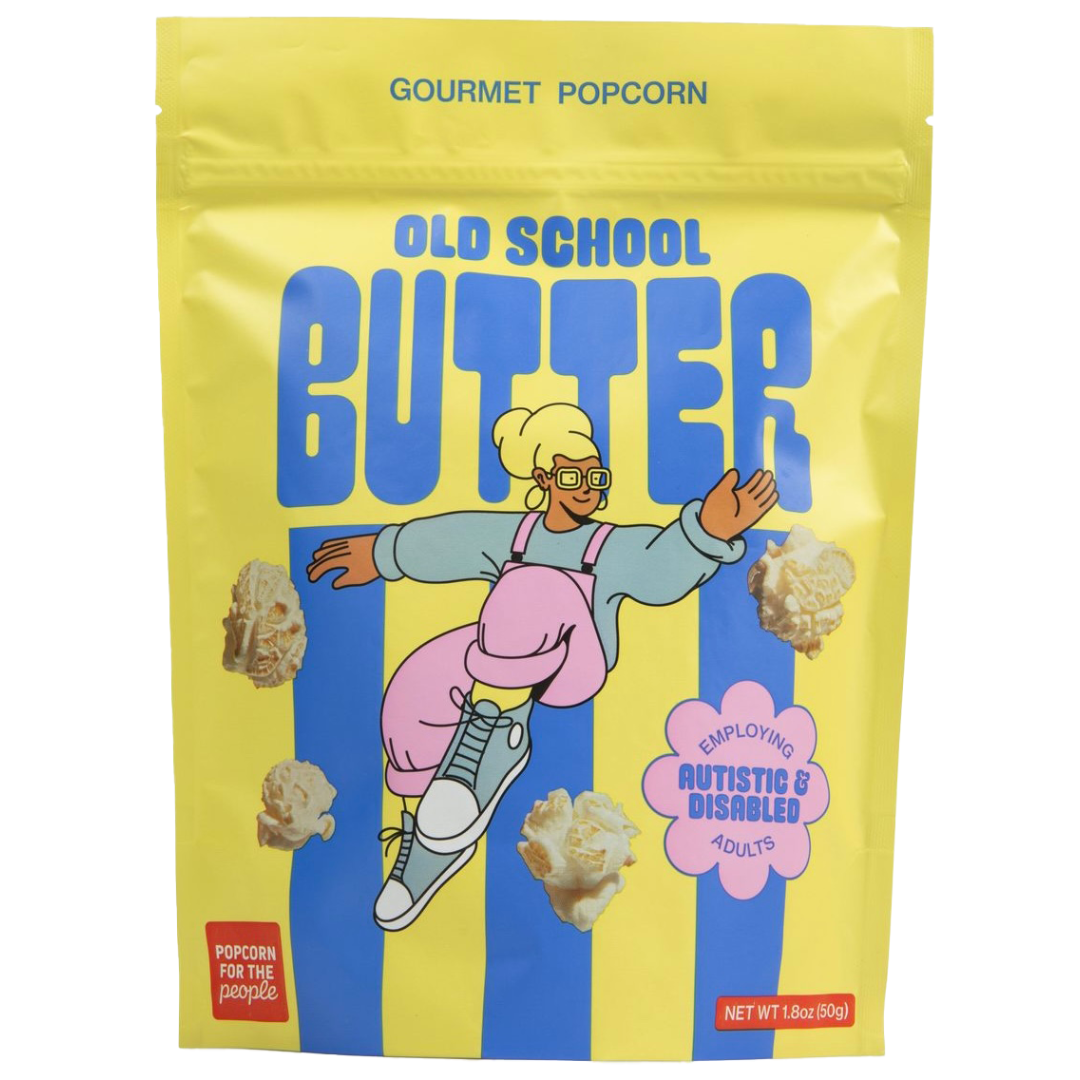 bag of buttered popcorn