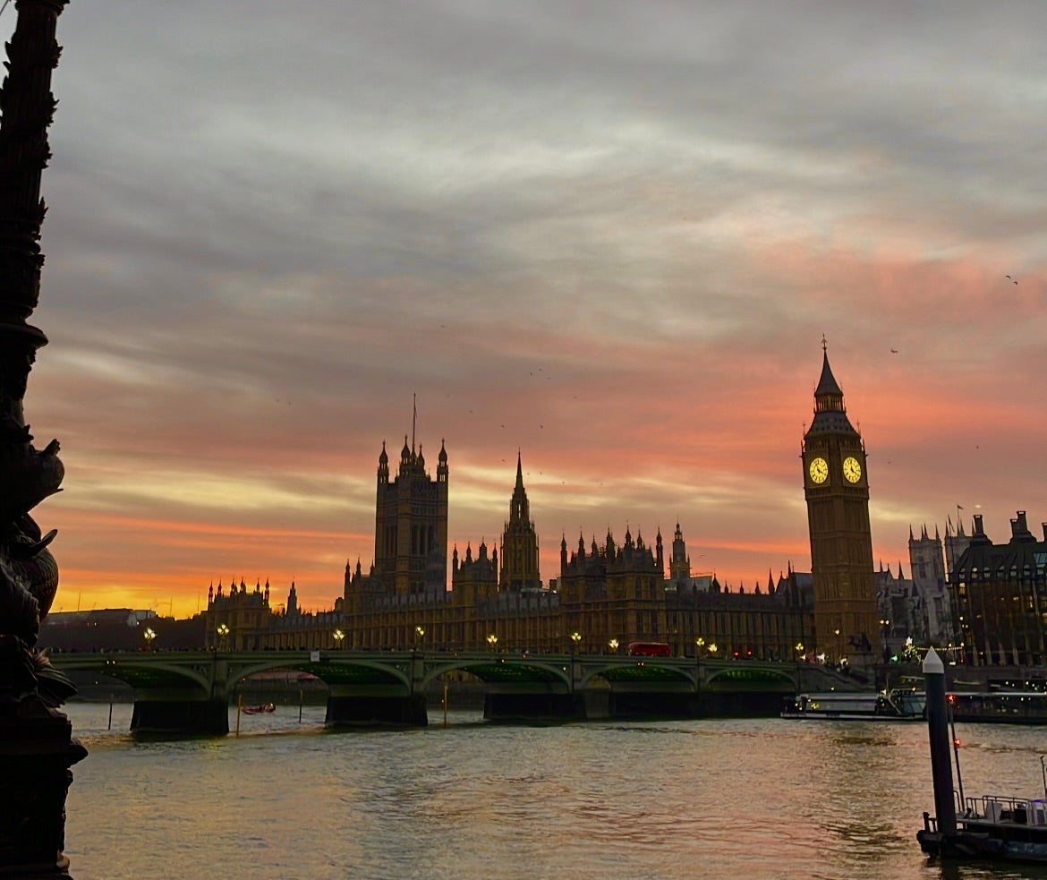 Sunset on the River Thames
