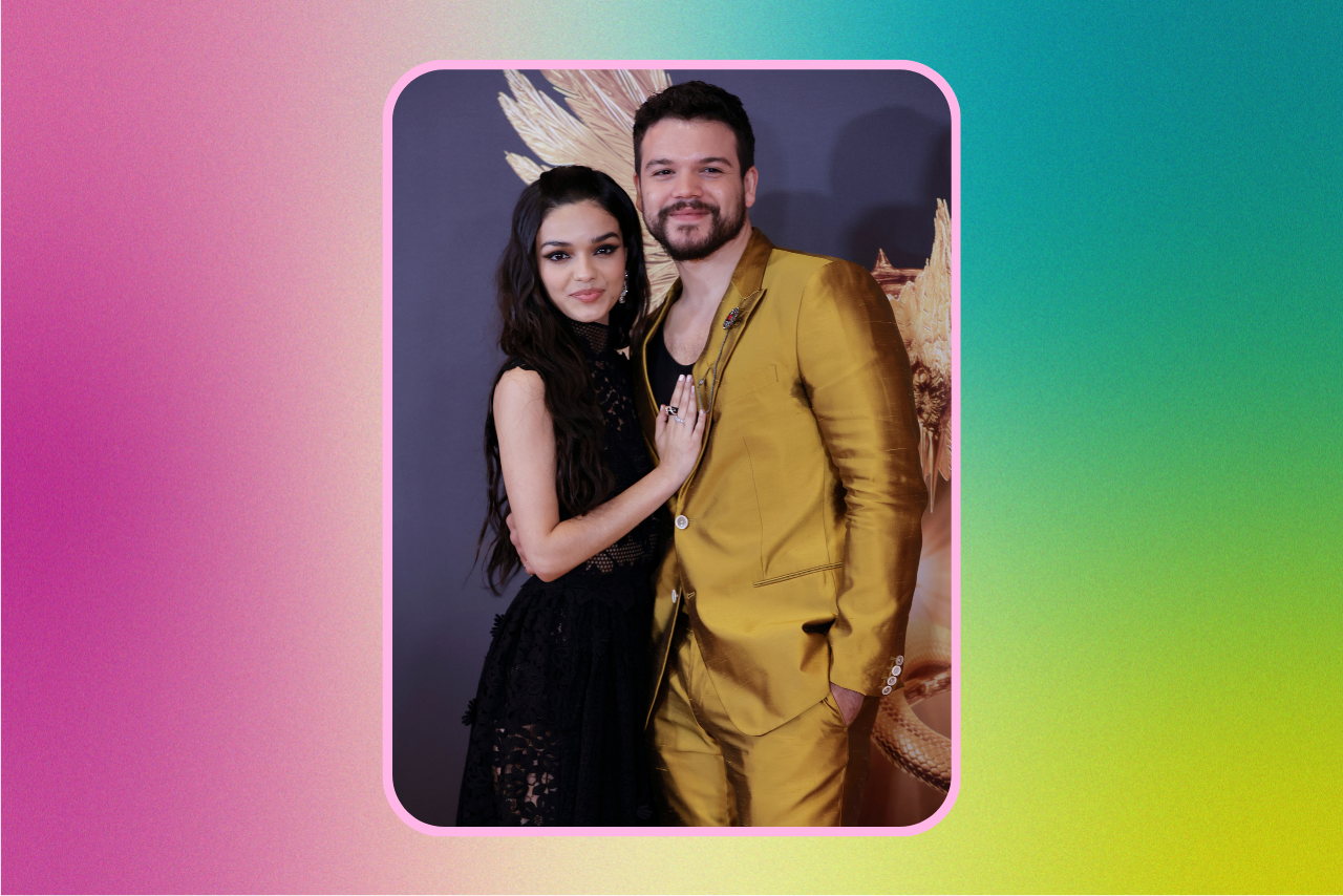 Rachel Zegler and Josh Andrés Rivera