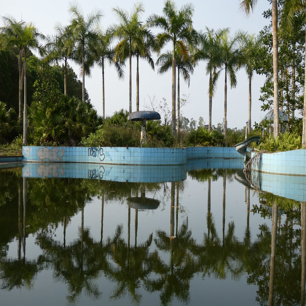 abandoned water park in Vietnam