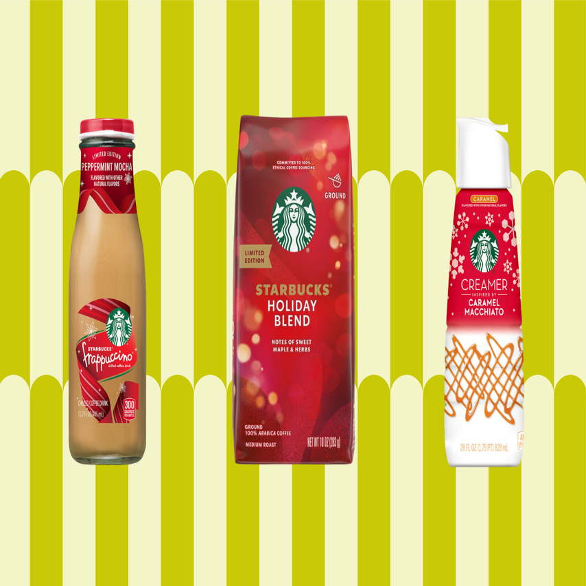 Starbucks holiday assortment of coffees, creamers in grocery stores now 
