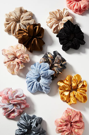 multicolor scrunchie set mothers day gift ideas under $40