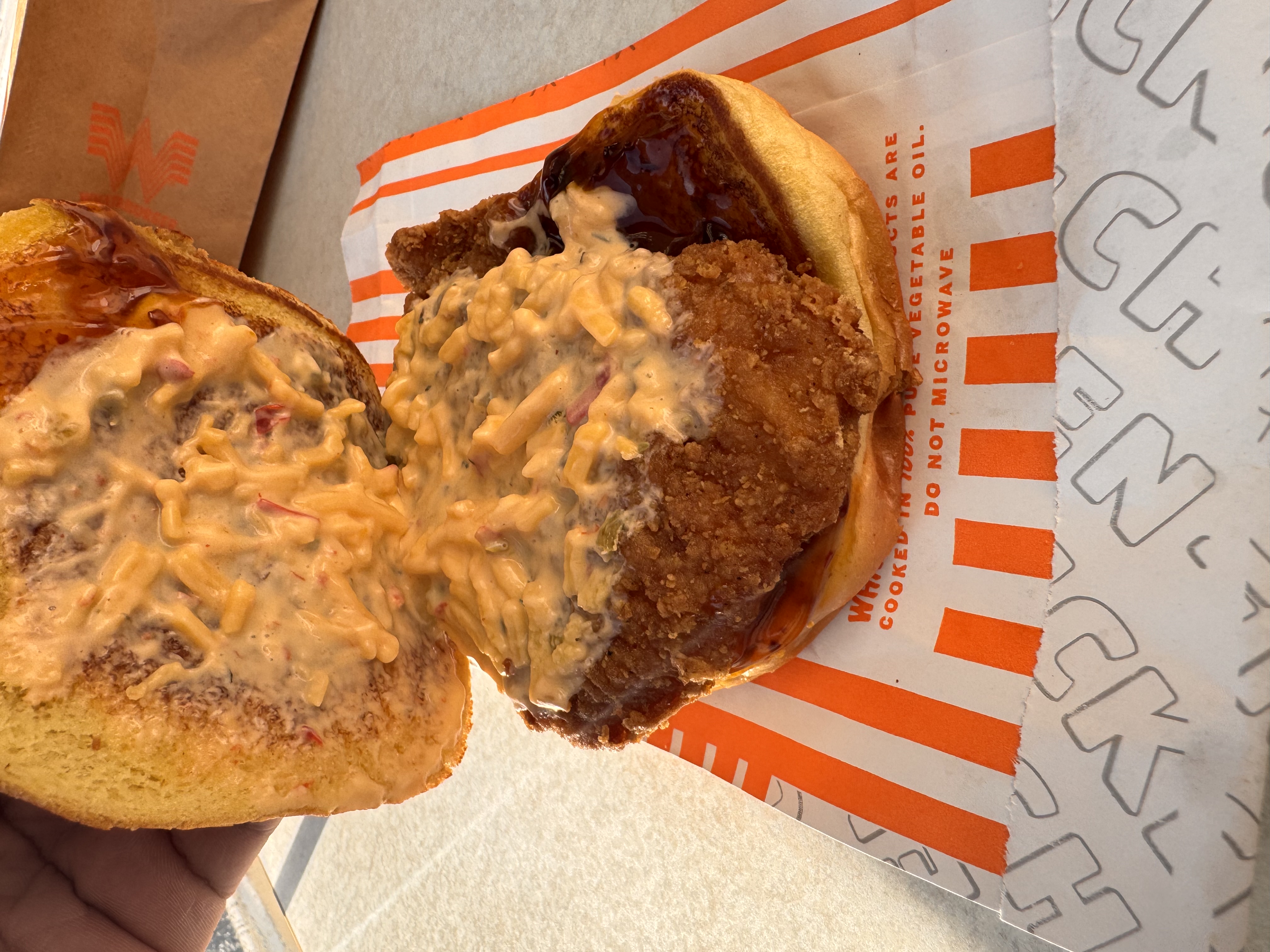 whataburger hot honey chx sandwich