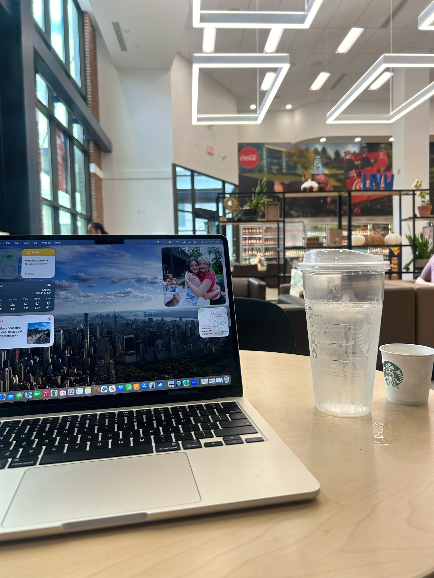 Studying around WVU\'s campus. study spots